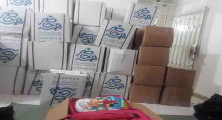 اهدا 500 بسته تحصیلی توسط شرکت 780  شهرستان مهران برای دانش آموزان مهرجو شعبه بنشاد آبشار عاطفه ها و مدارس شهر مهران و روستاهای اطراف آبان 1401