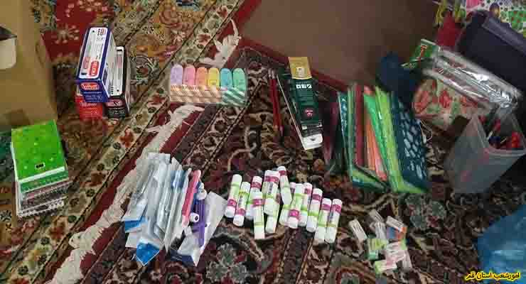 رزمایش اهداء بسته های لوازم التحریر و کیف و کفش و لباس به مناسبت آغاز سال تحصیلی جدید، سبد مواد غذایی و جهیزیه به همراه برگزاری جشن میلاد پیامبر اسلام(ص) و امام جعفر صادق(ع) شعب بنیاد بین‌المللی خیریه آبشار عاطفه‌ها، شهریور و مهر ماه سال1403