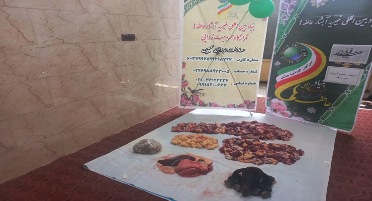 بنیاد بین‌المللی خیریه آبشار عاطفه‌ها، خرداد ماه سال 1405، عید قربان، خدمات شعب سرتاسر کشور