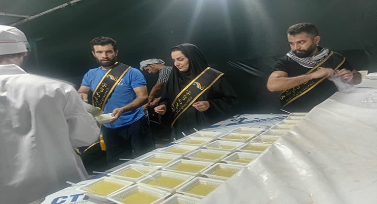 مواکب بنیاد بین‌المللی خیریّه آبشار عاطفه‌ها ویژه اربعین، مرداد ماه سال1404، مرزهای داخل کشور، عمود 794 و شهر کربلا