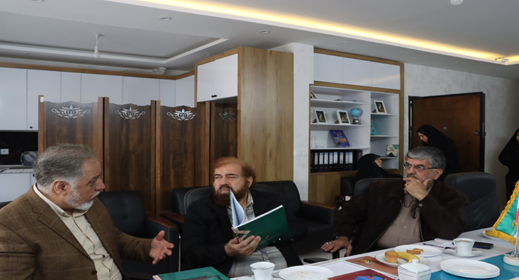 دیدار فولاد با سردار موحّدی و دانا، دفترکزی مشهد و معاونت‌ها، آبان ماه سال1404