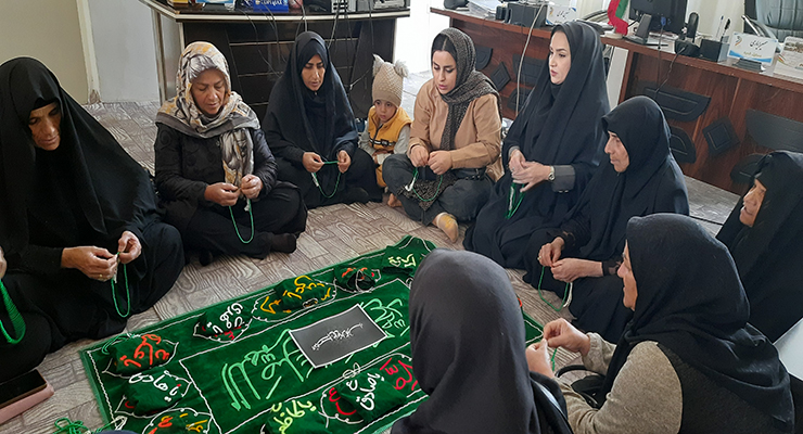 مراسم اهدای۵۰ سری جهیزیه وکارت هدیه بمناسبت ولادت حضرت فاطمه زهرا س  توسط شعبه امام حسن مجتبی