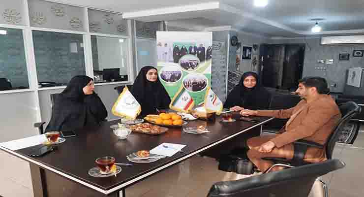 دیدار معاونت امور بین‌الملل و مدیر ارتباطات با نهادهای دولتی و غیردولتی بنیاد بین‌المللی خیریه آبشار عاطفه‌ها با معاونت رسانه‌ای بنیاد عدالت و کرامت کشوری، دی ماه سال1403