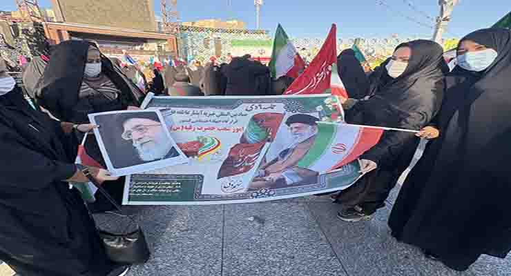 راهپیمایی حماسه 9 دی، حضر خادمین شعب بنیاد بین‌المللی خیریه آبشار عاطفه‌ها، دی ماه سال1403